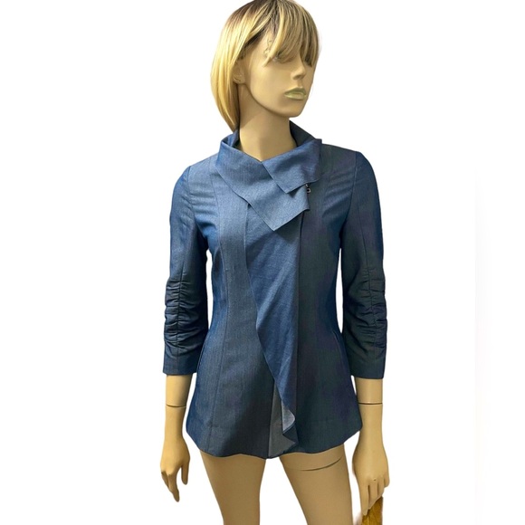 Periphery Jacket Ruffle Front - Picture 6 of 8